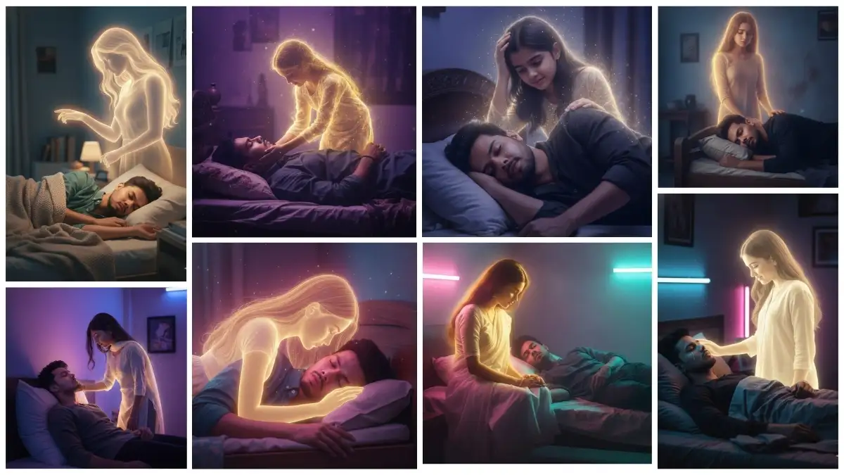 Night Photo Prompt of Indian Boy & Your Dream Girl