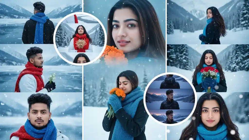 Winter Gemini AI Photo Editing Prompt