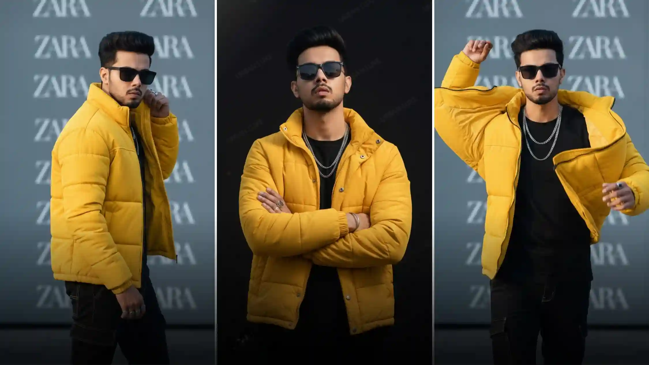 Ai Yellow Puffer Jacket Aesthetic Outfit