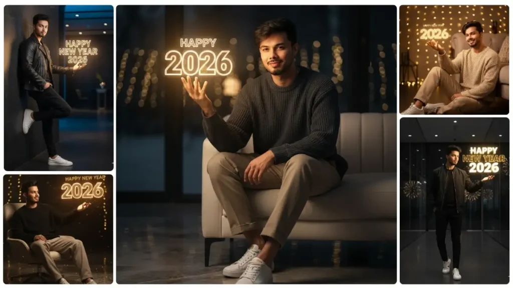 Gemini Happy New Year 2026 Ai Photo Editing Prompts