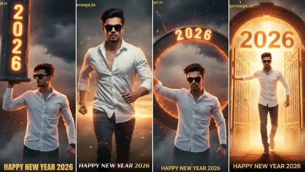 Happy New Year 2026 Poster Hd