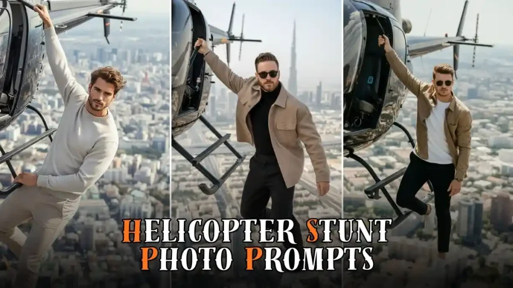 Helicopter Stunt Photo Prompts