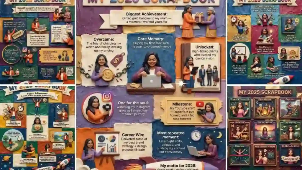 Nano Banana Scrapbook Prompt Ideas