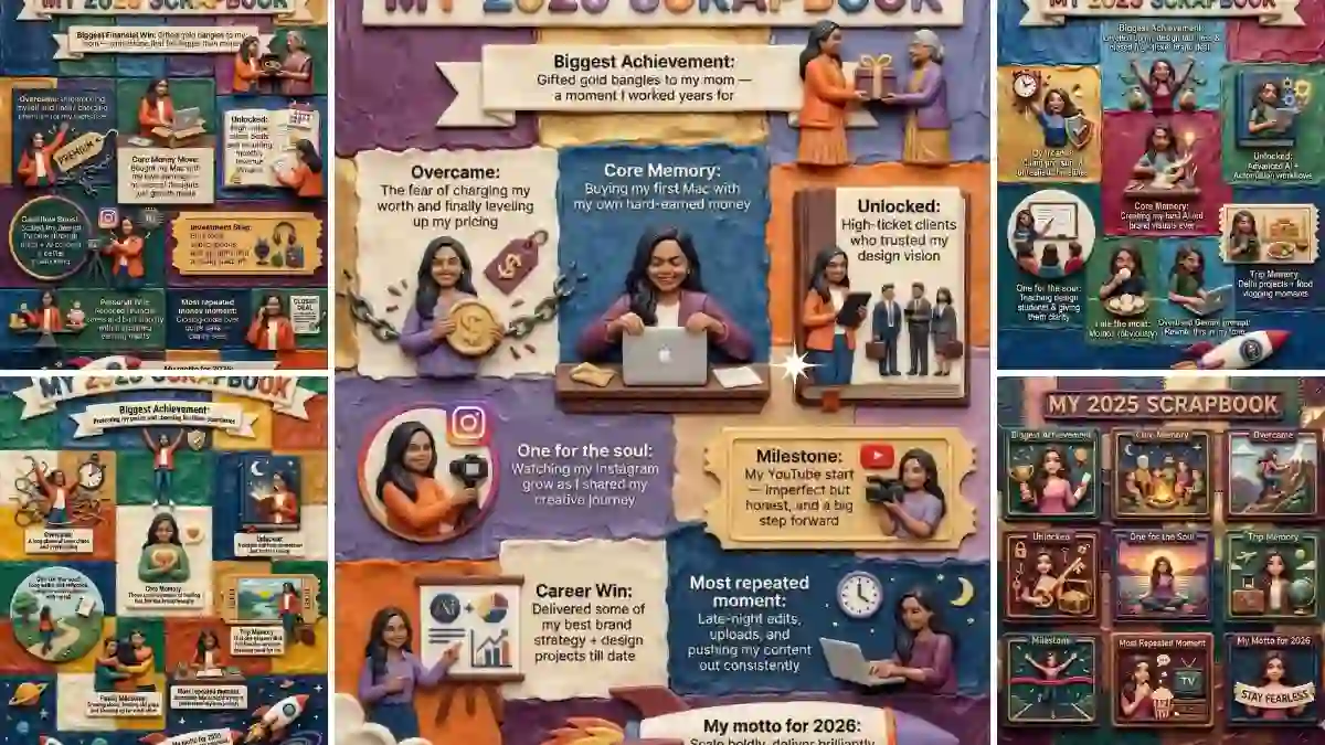 Nano Banana Scrapbook Prompt Ideas