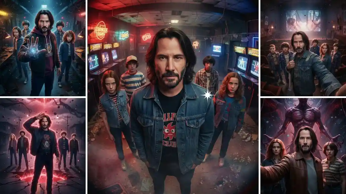 Ultra-realistic Selfie of a Man Stranger Things Prompt