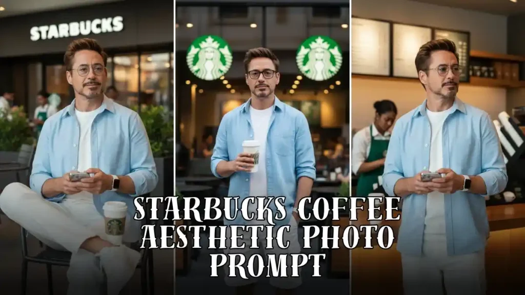 Starbucks Coffee Aesthetic Photo Prompt