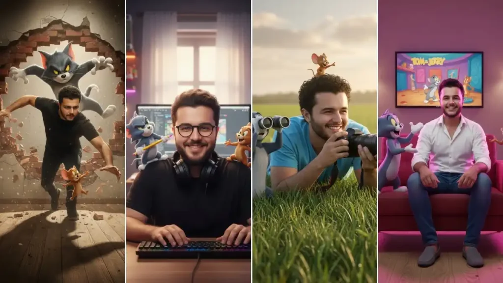 Tom & Jerry Gemini AI Photo Editing Prompts