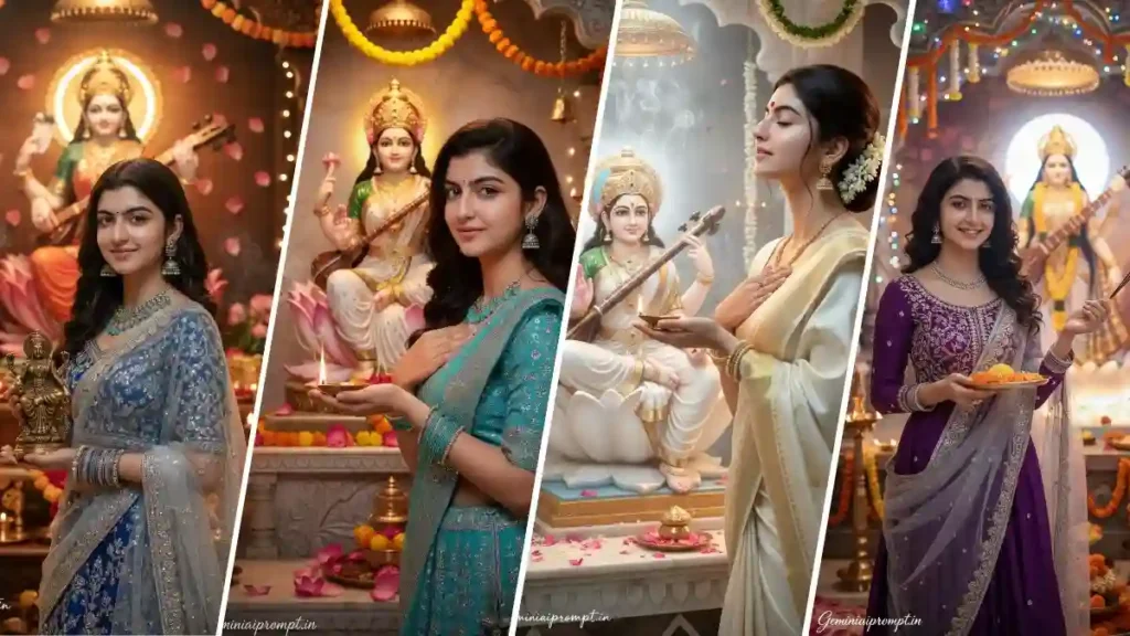 Gemini Sarswati Puja Ai Photo Editing Prompts
