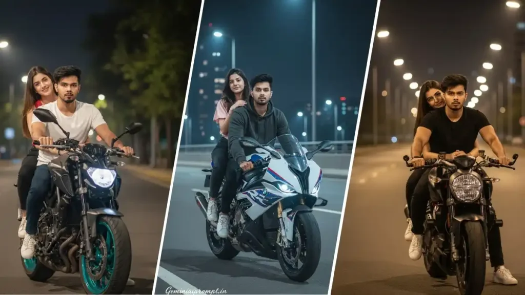 Google Gemini Couple Bike Ai Photo Editing Prompts