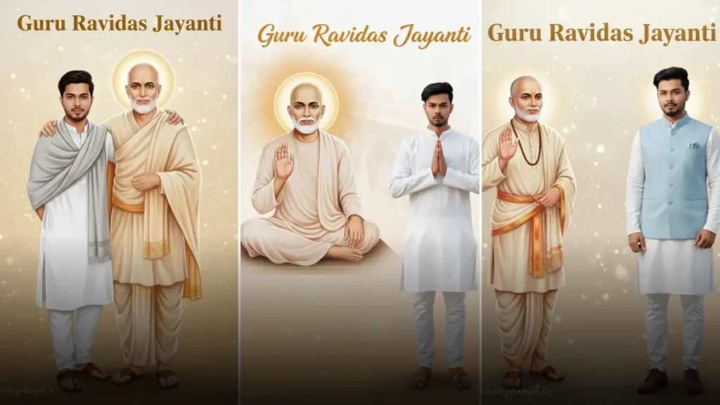 Guru Ravidas Jayanti Photo Editing Prompt