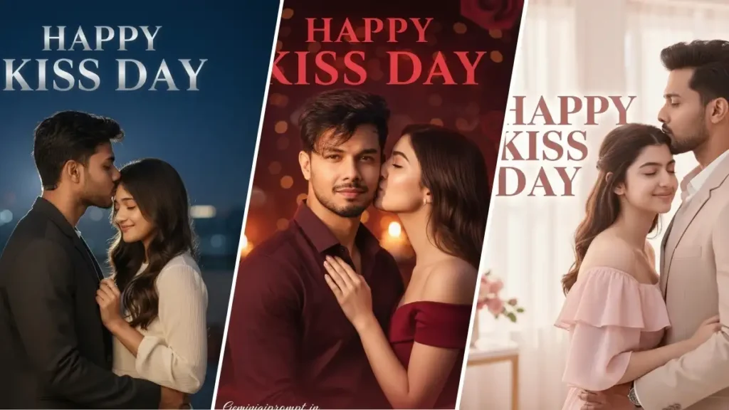 Happy Kiss Day Ai Photo Editing Prompt