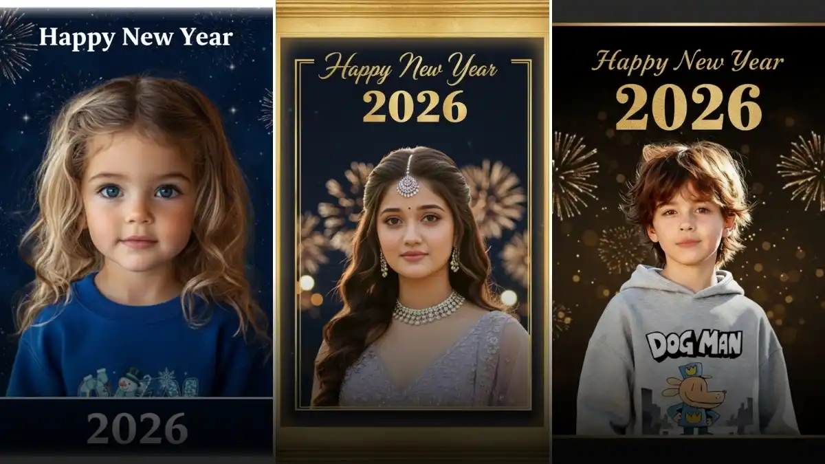 Happy New Year Photo Frame 2026