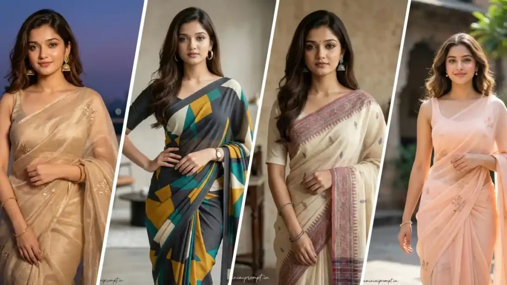 Qwen AI Saree Photo Editing Prompts