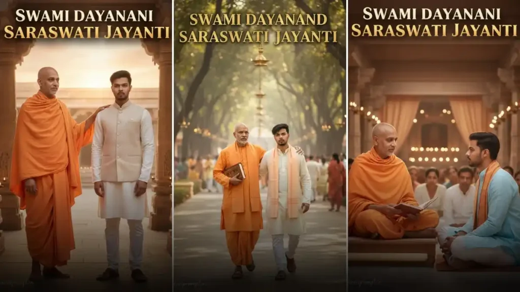 Swami Dayanand Saraswati Jayanti Photo Editing