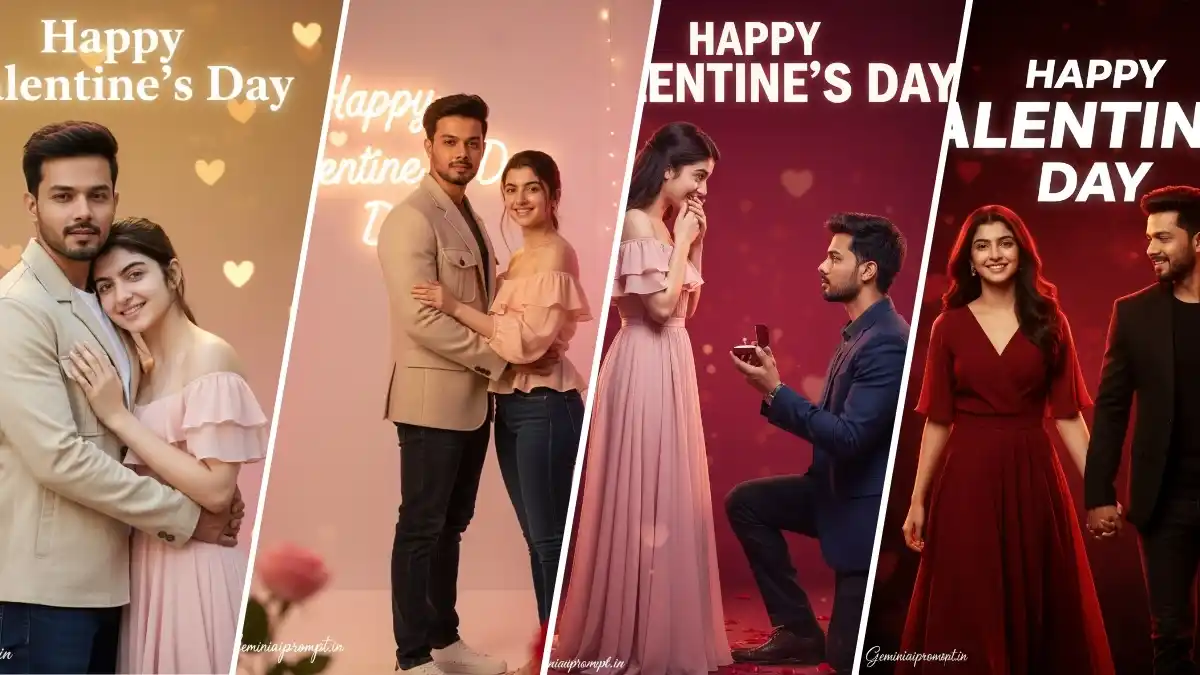 Valentine Day Ai Photo Editing Prompts For Couple