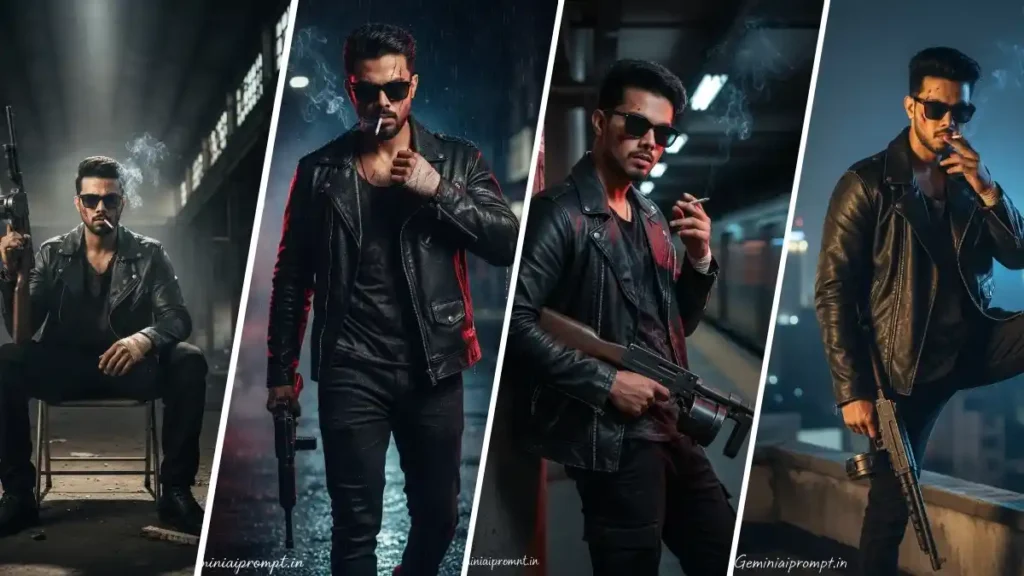 Viral 4K AI Rugged Action Hero Cinematic Portrait Prompts