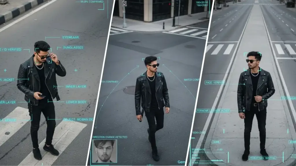 Ai Cyber Surveillance Futuristic Biometric Scan Look