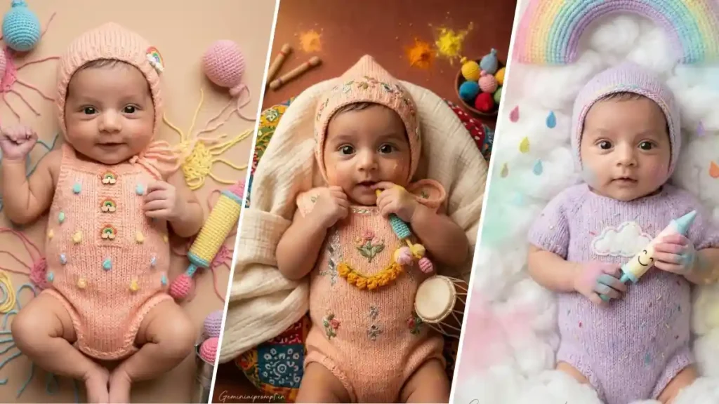 AI Holi Baby Photo Editing Generator