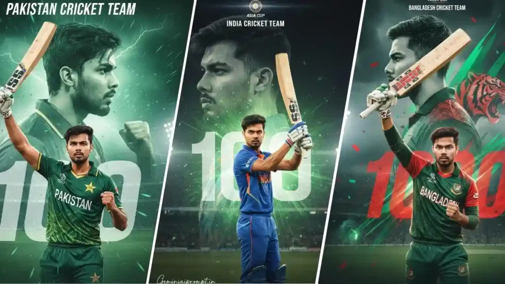 Asia Cup Cricket Poster Ai Editing Prompt
