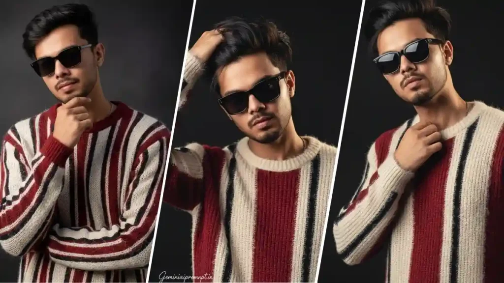 Gemini Boy Photo Editing Prompt Aesthetic