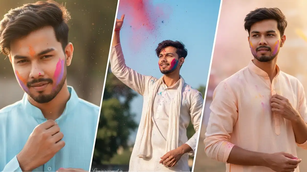 Gemini Happy Holi Ai Photo Editing Prompts