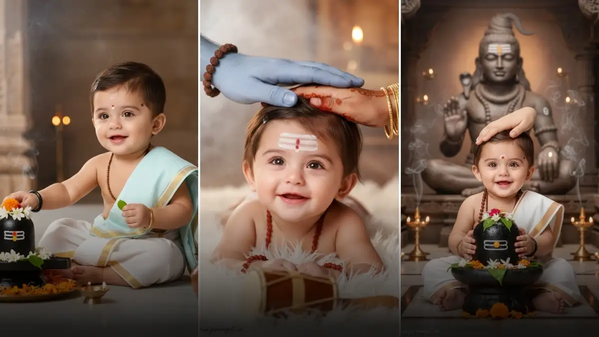 Mahashivratri Baby Photoshoot AI Prompts
