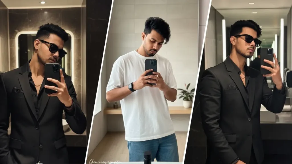 Mirror Selfie Photo Editing Gemini AI Prompts