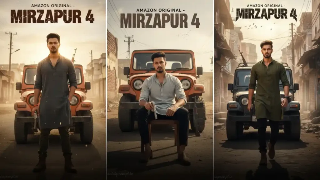 Mirzapur Season 4 Photo Editing Prompt