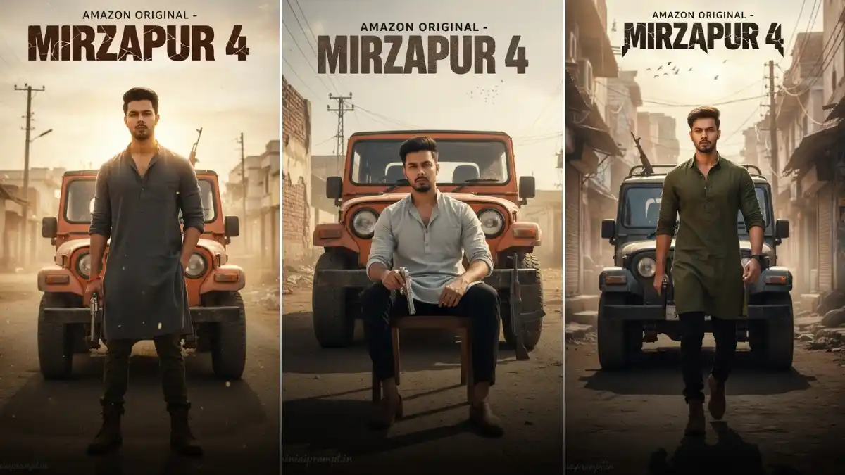 Mirzapur Season 4 Photo Editing Prompt
