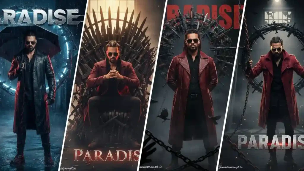 Paradise Movie Poster Photo Editing Prompt