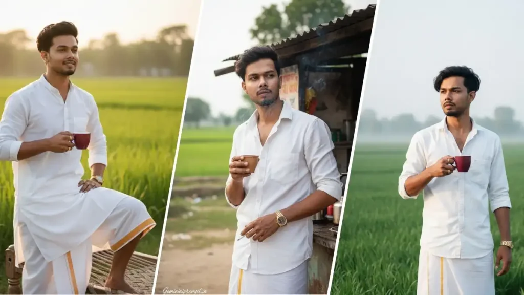 South Indian Look Photo Editing Prompt