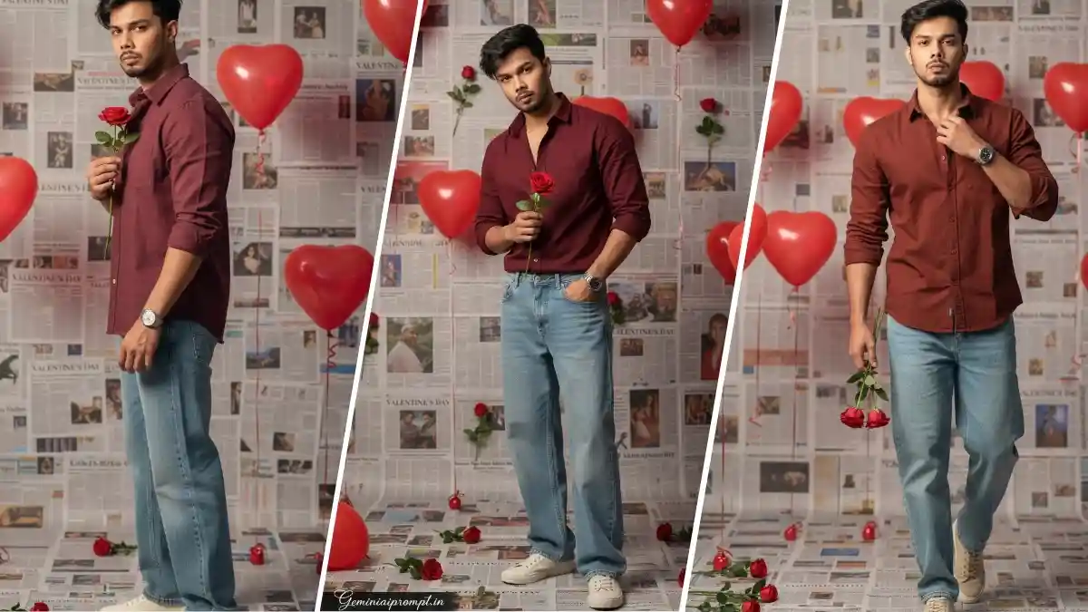 Valentine's Day Photo Prompt For Boy