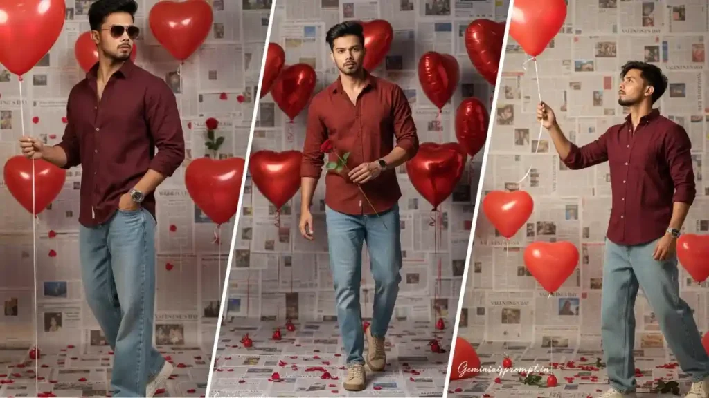 Valentine's Day Theme Photo Editing Prompts