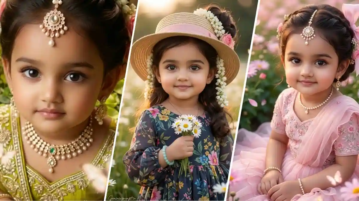 Cute Baby Girl Gemini AI Photo Prompt