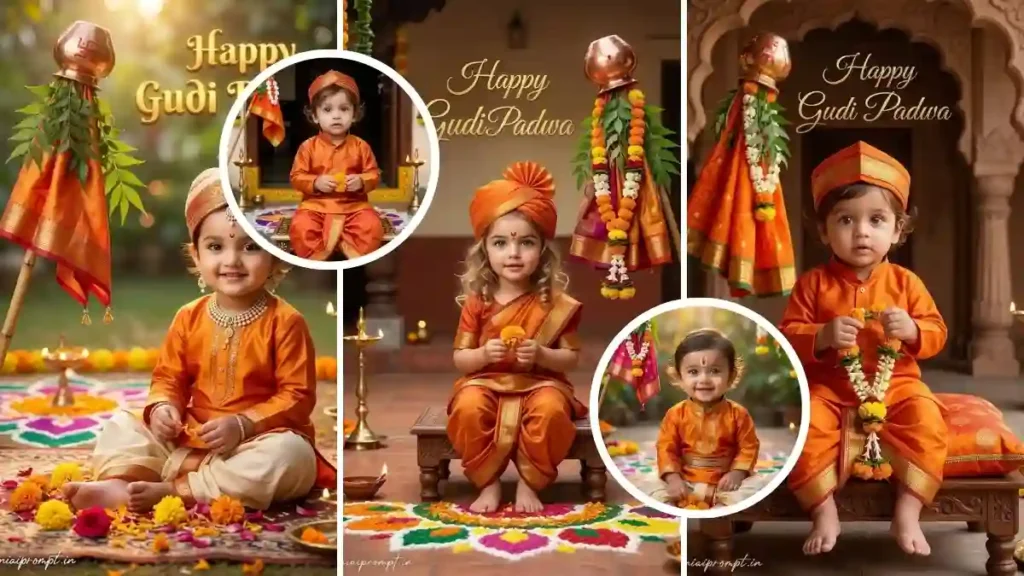 Gemini AI Baby Gudi Padwa Photo Prompt
