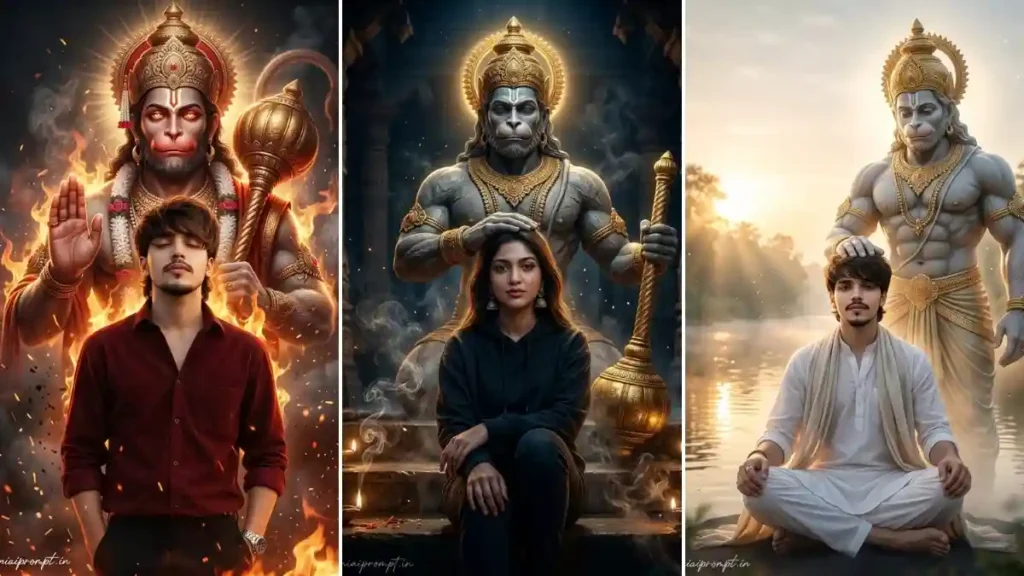Hanuman Jayanti Photo Editing Prompt
