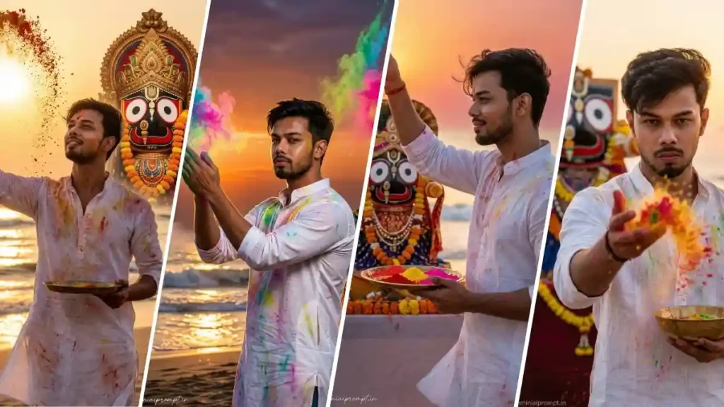 Happy Holi Jagannath Gemini Ai Photo Editing Prompts
