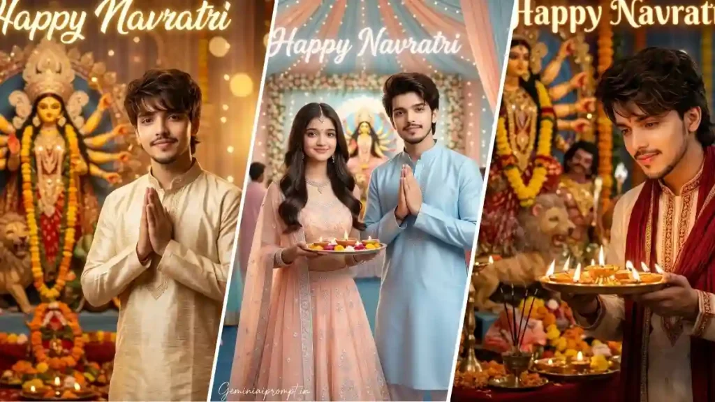 Navratri AI Prompts for Men & Boys