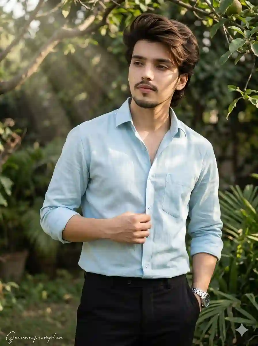 Cinematic Garden Editing Prompt