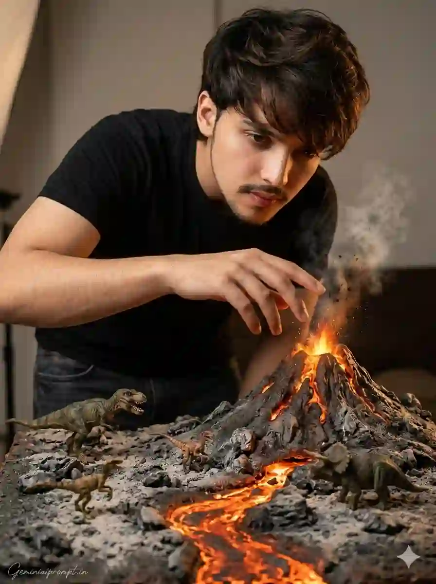 Cinematic Studio Boy Photo Prompt Portrait