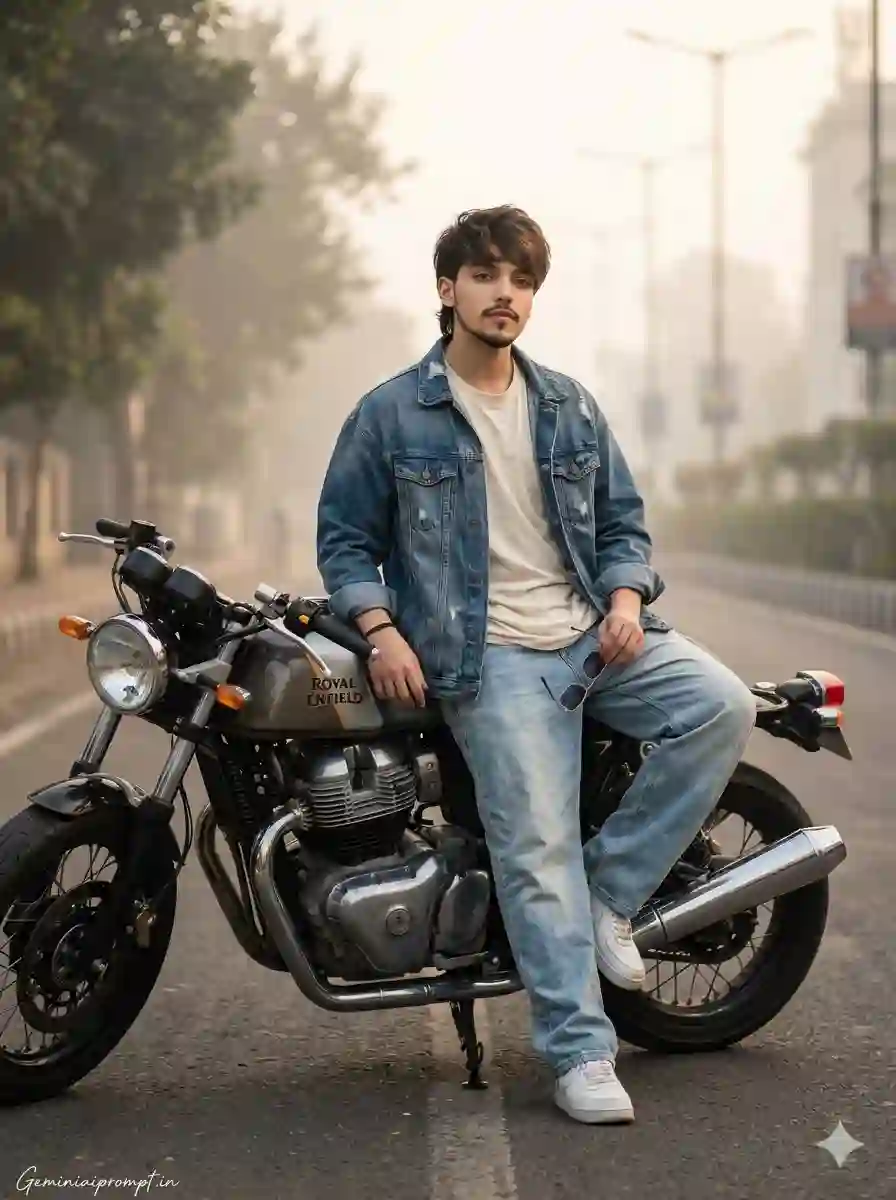 Viral Biker Photos Prompts for Boys Prompt Anime Style Po...