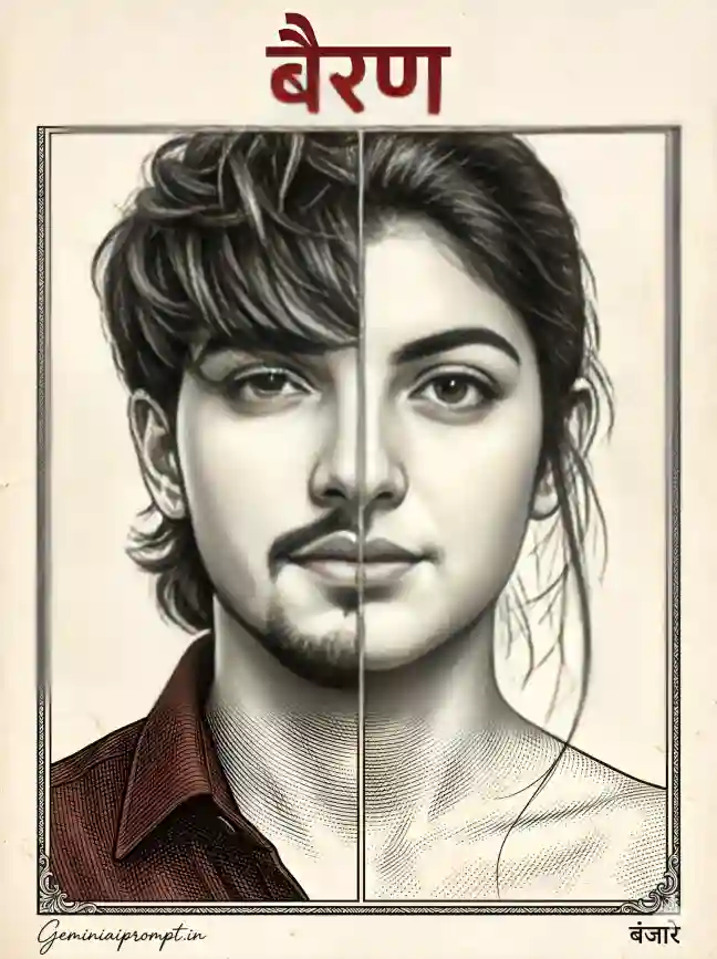 Bairan Style Poster Ai photo Editing Prompt Cinematic Pose