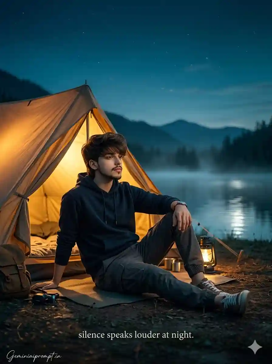 Best Camping Photo Prompt Chatgpt Prompt Dramatic Lightin...